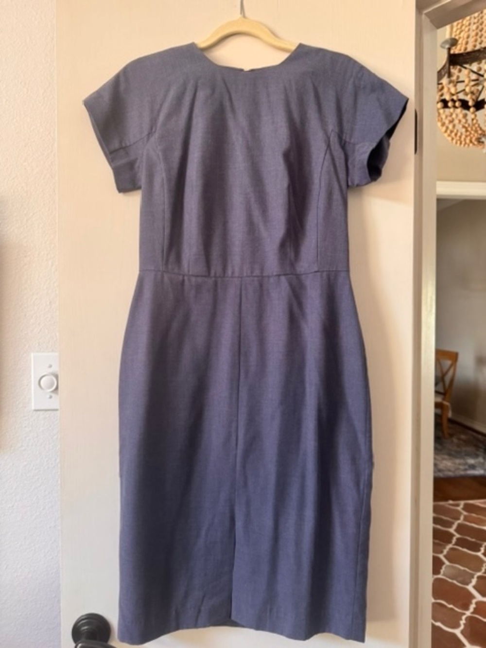 Ann Taylor Blue Shift Dress NWOT - 2P
